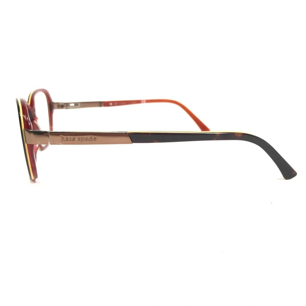Kate Spade Eyeglasses Frames MARSHA 0JUP Orange Brown Tortoise Round 51-16-135